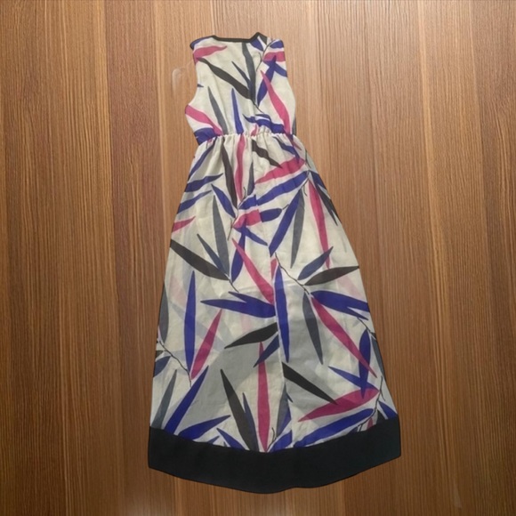 Sweet Pea Leaf Print High Low Dress Size M - Picture 15 of 15